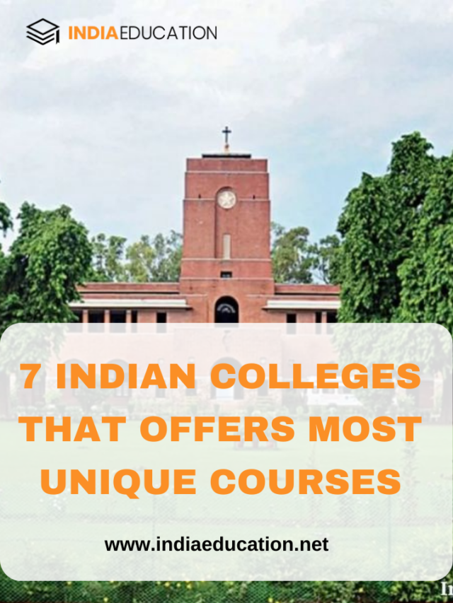 Top 7 Indian Colleges That Offers Most Unique Courses