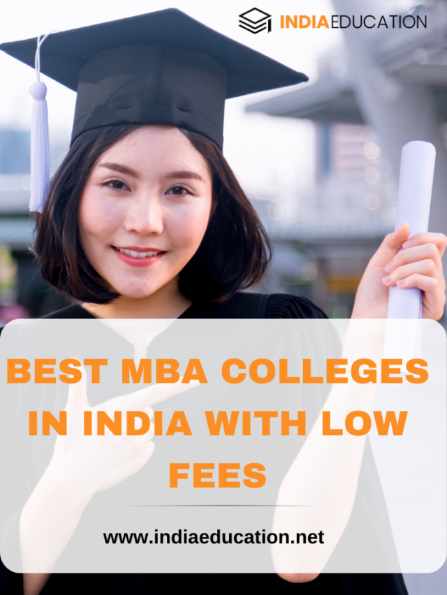 Best MBA Colleges In India With Low Fees