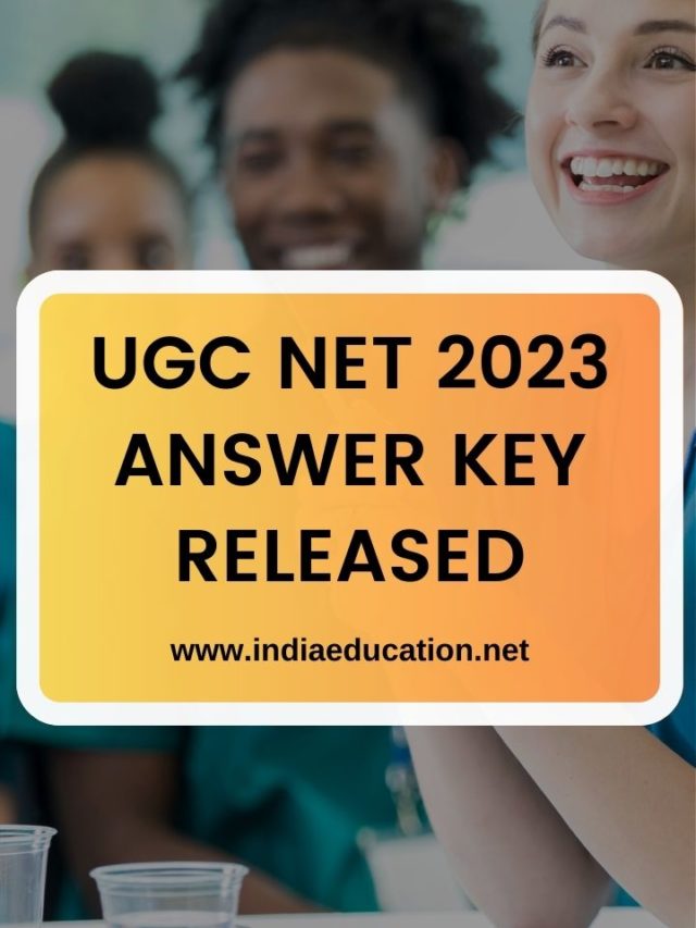 UGC NET 2023 ANSWER KEY RELEASED