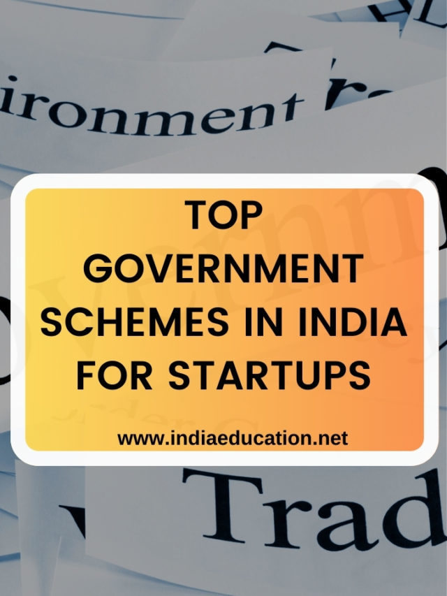 Top Government Schemes in India For Startups